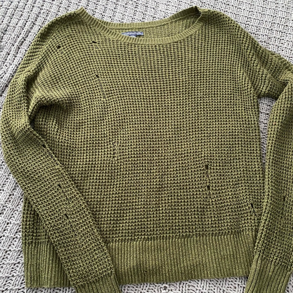 American Eagle Distressed Sweater